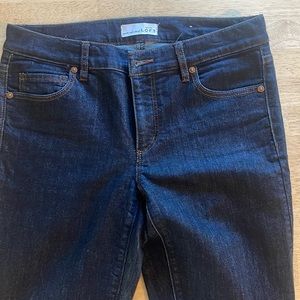 Dark denim skinny LOFT jeans never worn